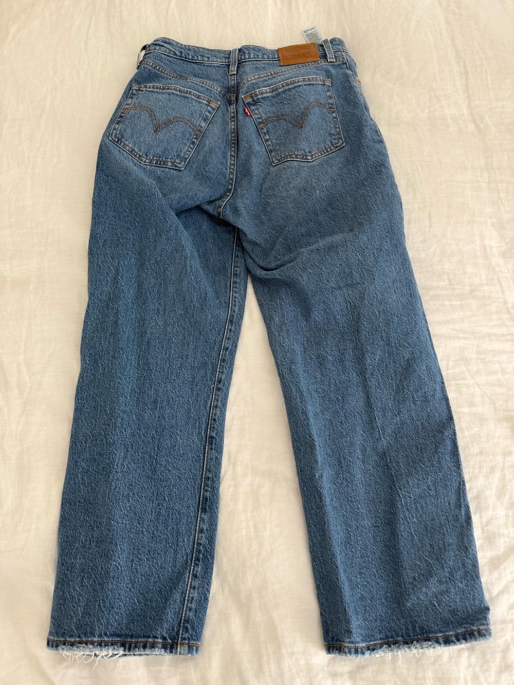 Levi's Light Blue High-Rise Straight Ankle Jeans size 28 - Picture 4 of 4
